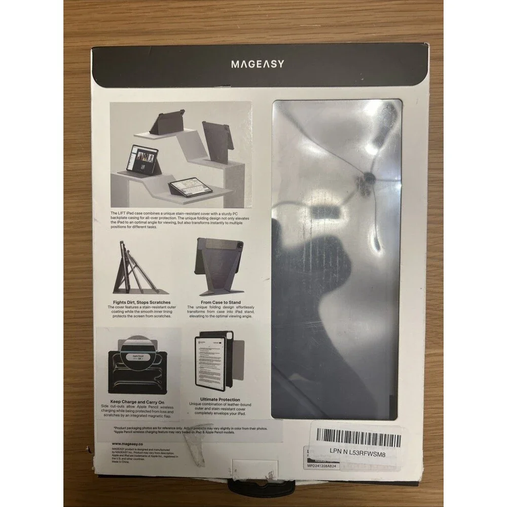 MAGEASY Lift Tablet Case Compatible 2024 iPad Pro 11